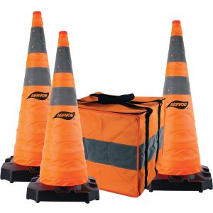 28" H.D. Collapsible Safety Cone 3-Pack